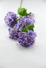 Real touch, snowball hydrangea spray - lavender