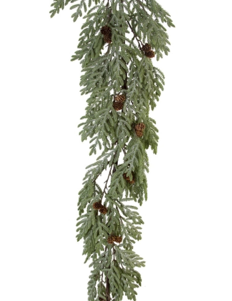 Artificial blad cypress pine garland 65” Greenery Market