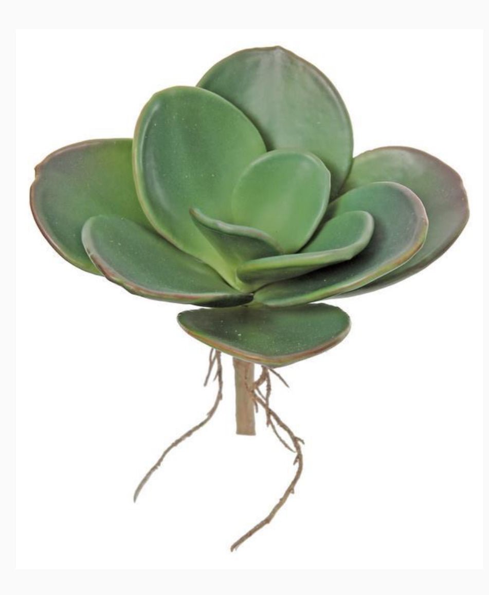 artificial succulent picks Artificial paddle leaf succulent rosette pick