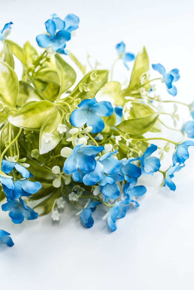 Blue Wild Flower Bush - Greenery Market