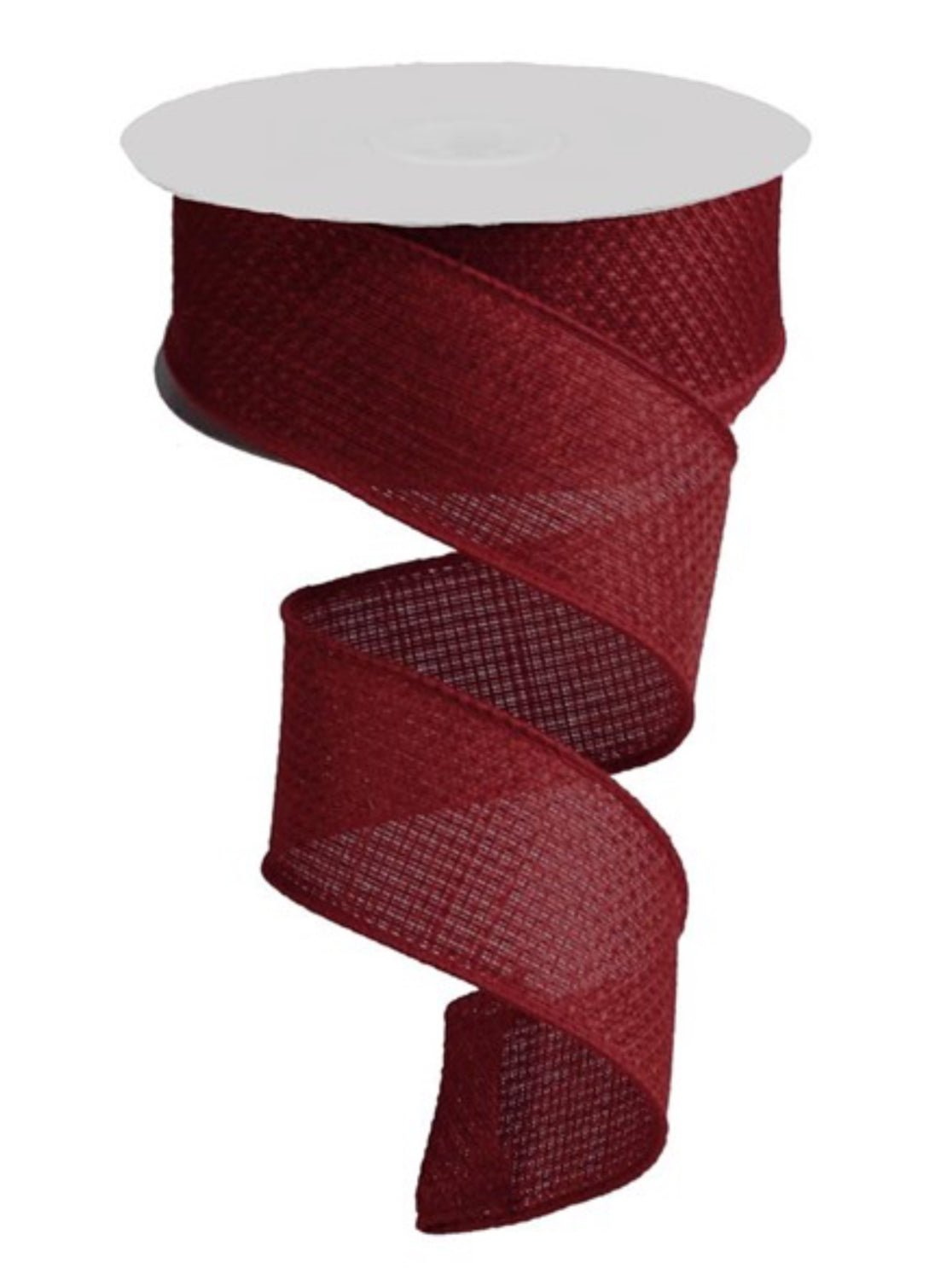 Burgundy Cross royal burlap 1.5” wired ribbon - Greenery MarketRibbons & TrimRG121105