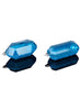 Gems ornaments - 2 assorted laser glitter blue - Greenery MarketXJ5523FF
