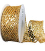 gold glitter net wired ribbon, 1.5" - Greenery MarketRibbons & Trim71123-09-15