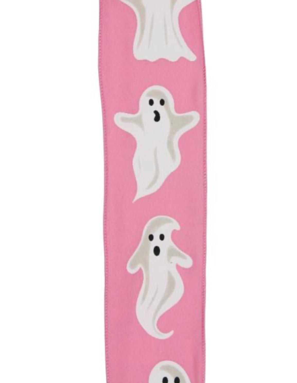 Pink Ghost ribbon 2.5” wired ribbon - Greenery MarketWired ribbonRGE193922