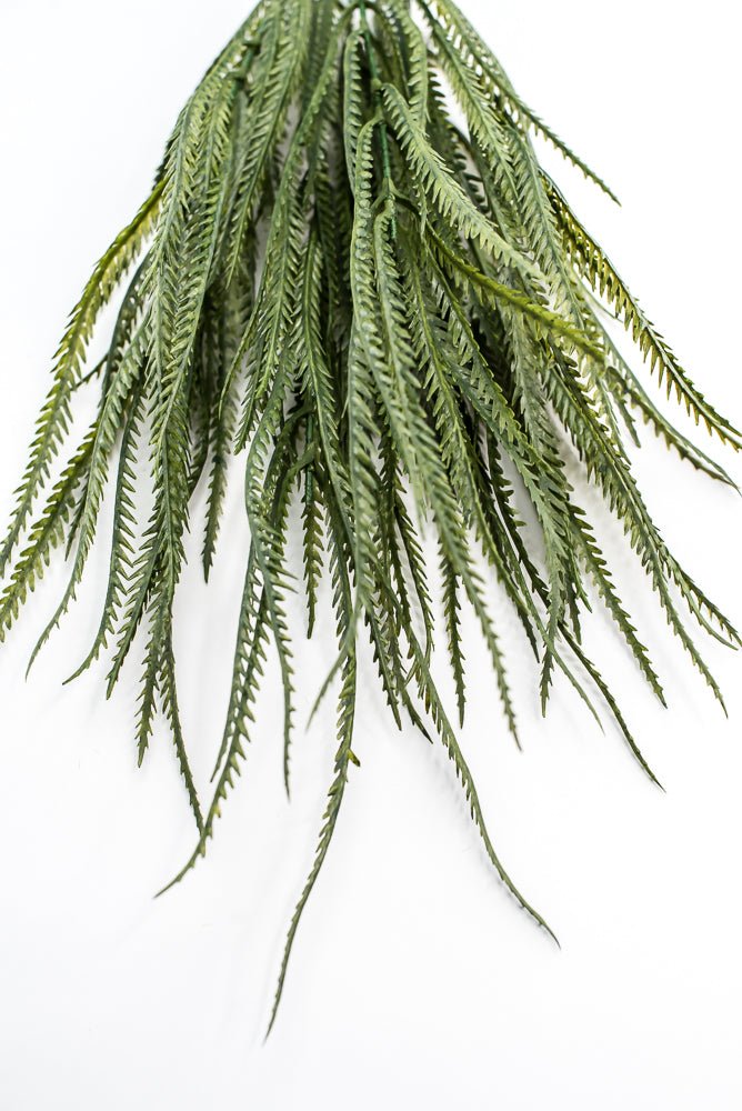 Saw grass leaf bush, artificial fern