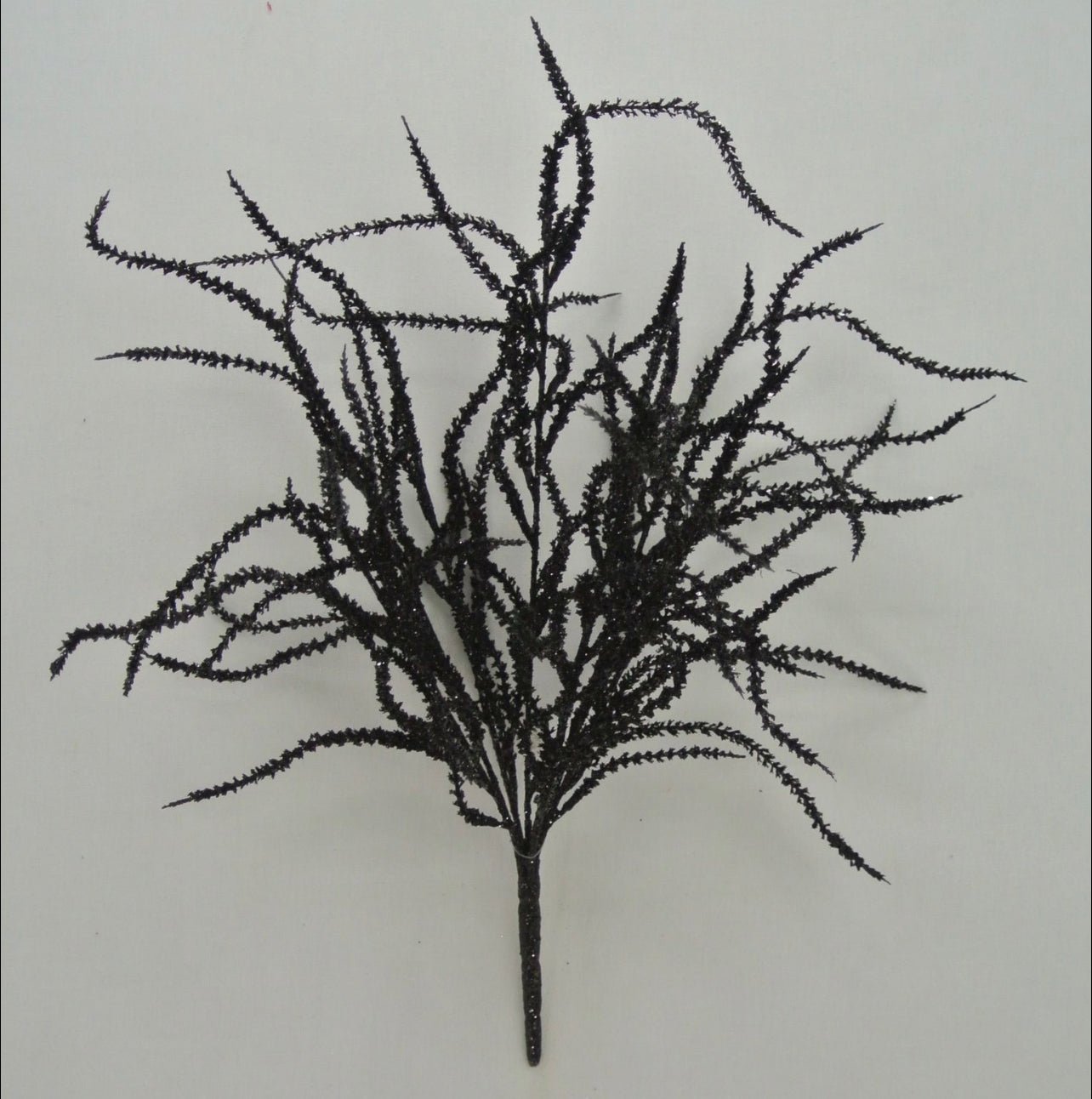 Artificial willow bush - glittered black - Greenery MarketArtificial Flora82841 BK