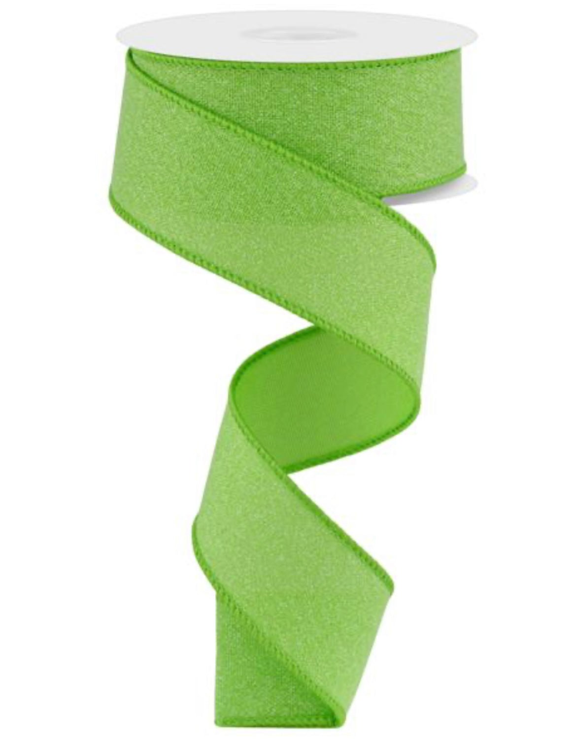 Crystal lime green Solid wired ribbon 1.5” - Greenery MarketWired ribbonRGE1994LT