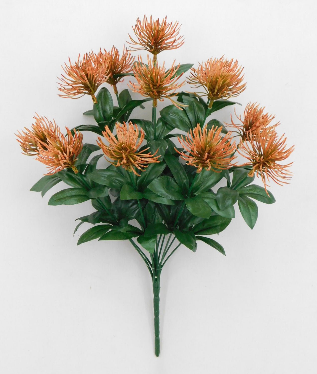 Dark orange allium flower bush - Greenery MarketArtificial Flora83188-OR