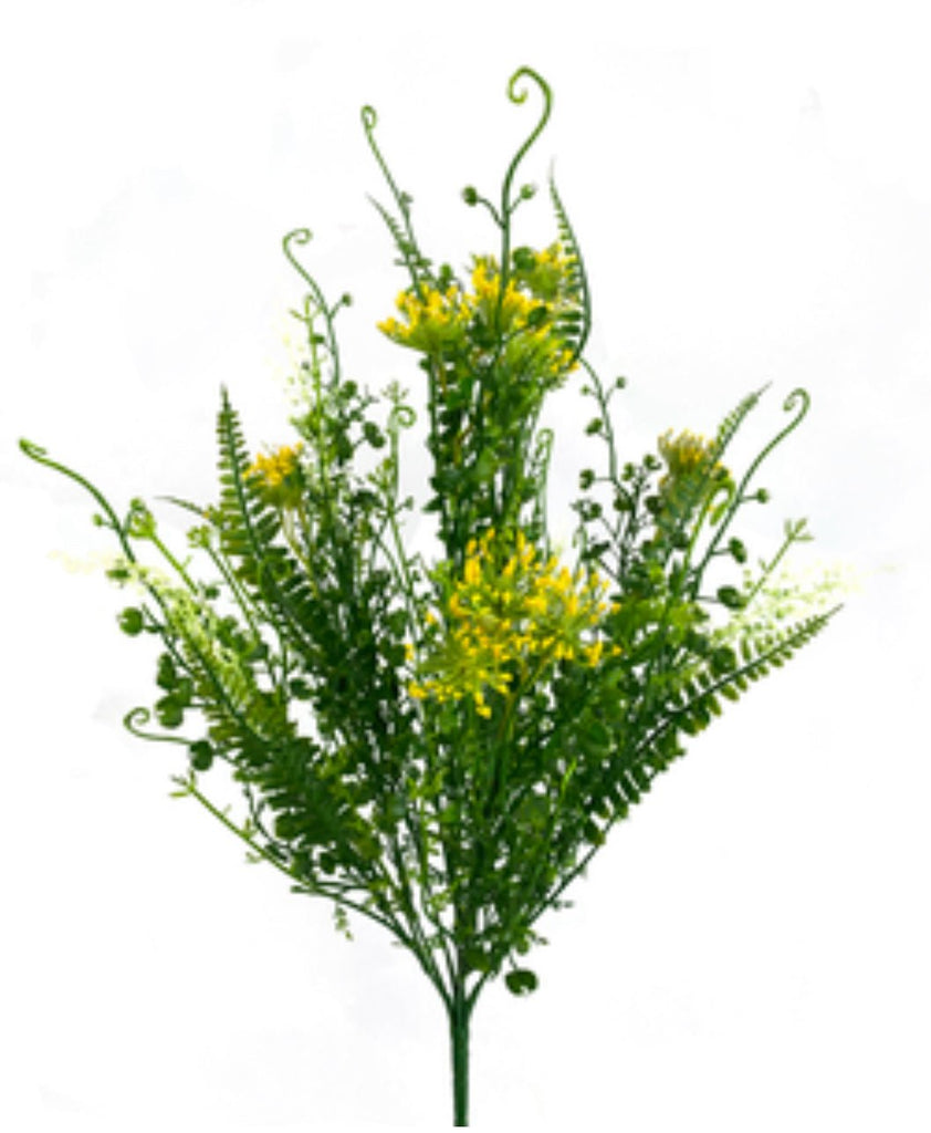 Fern and yellow filler greenery bush Greenery Market