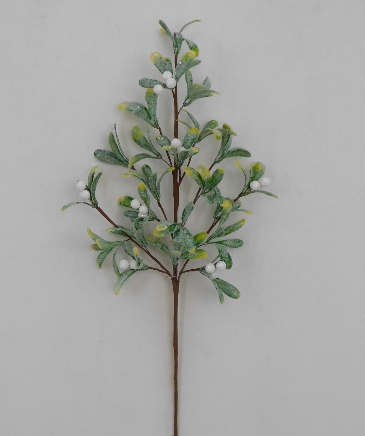 Frosted mistletoe spray 24” - Greenery MarketArtificial Flora62993