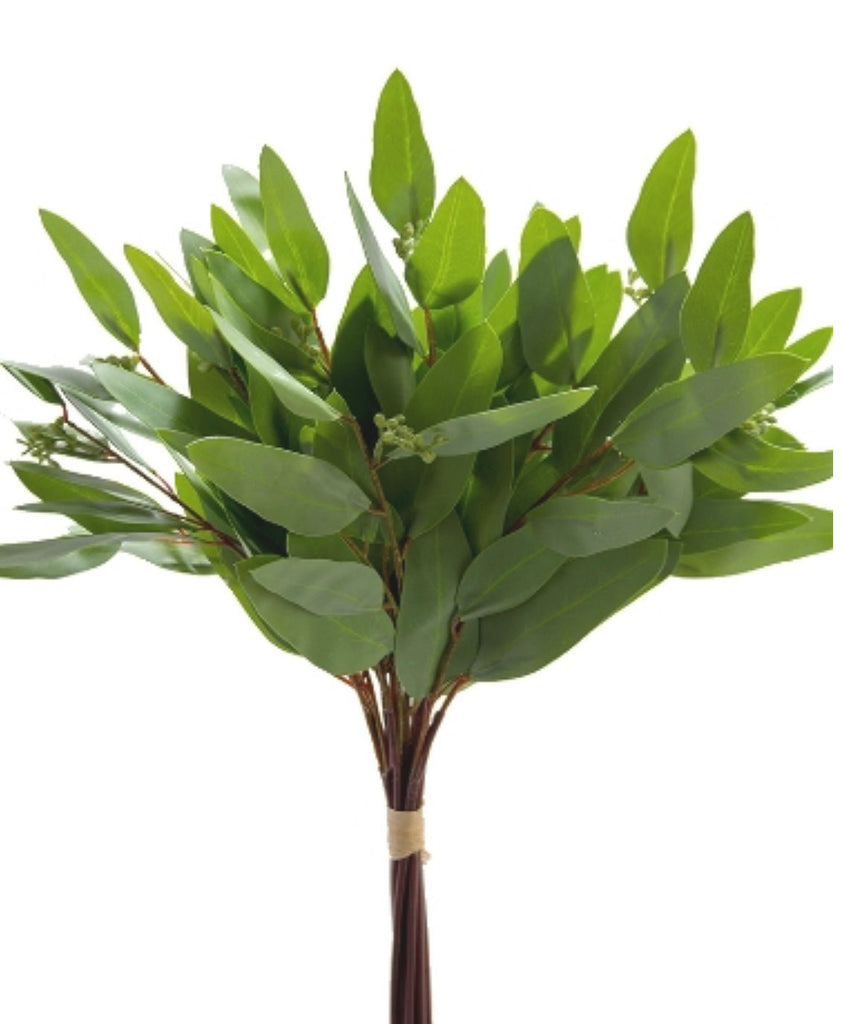 Green, artificial, real touch eucalyptus bundle Greenery Market