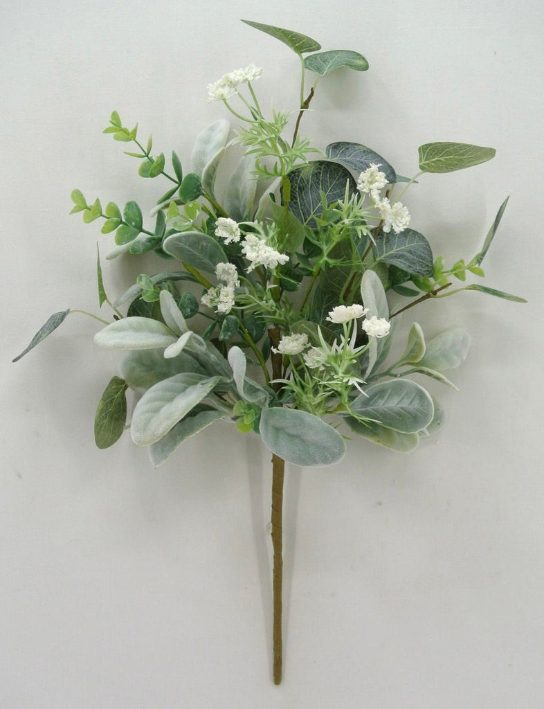 mixed lambs ear and eucalyptus greenery bush Greenery Market