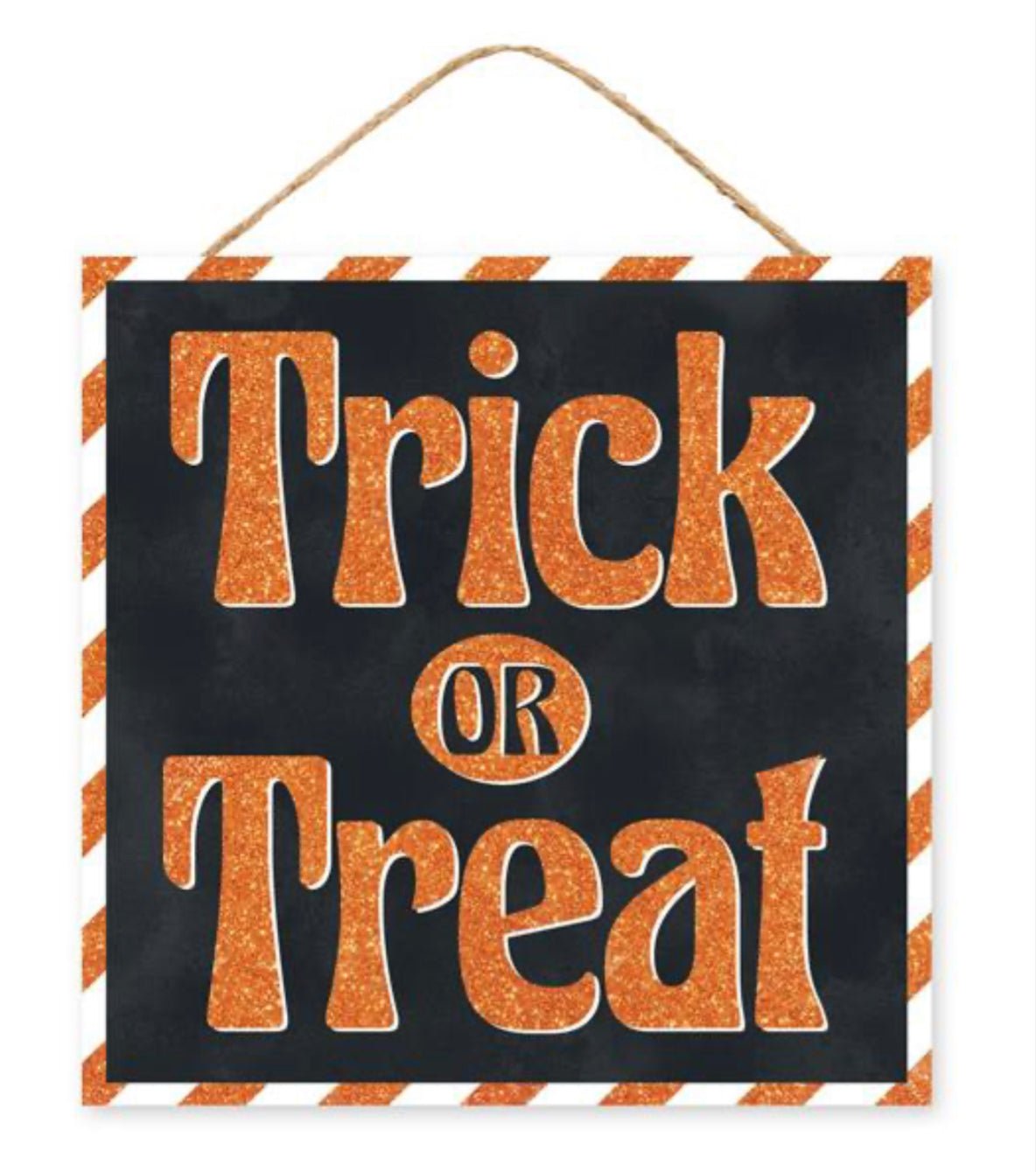 Trick or treat sign 10” square - Greenery MarketSeasonal & Holiday DecorationsAP8923
