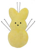 Yellow Sugar Easter bunny wreath attachment, stuffed rabbit - Greenery Market wreath enhancements