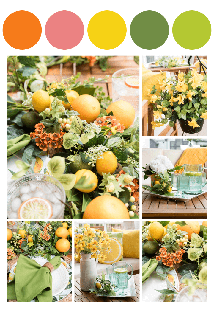 citrus patio party collection