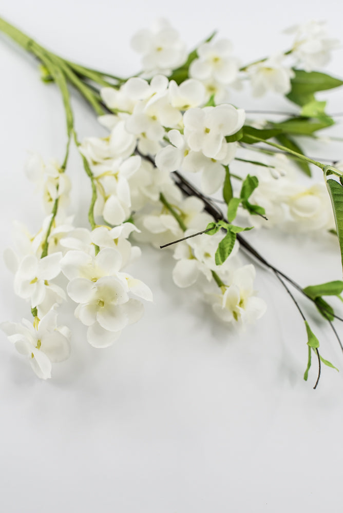 Cream Flower Sprout Pick - 18"