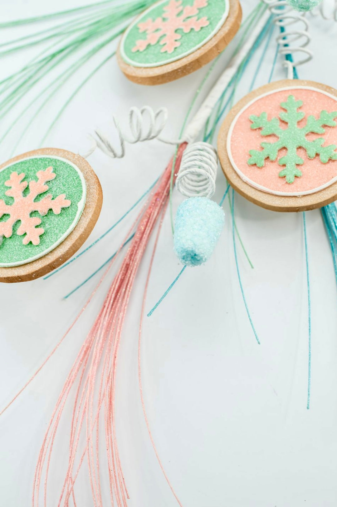 Pastel cookie and gumdrop spray