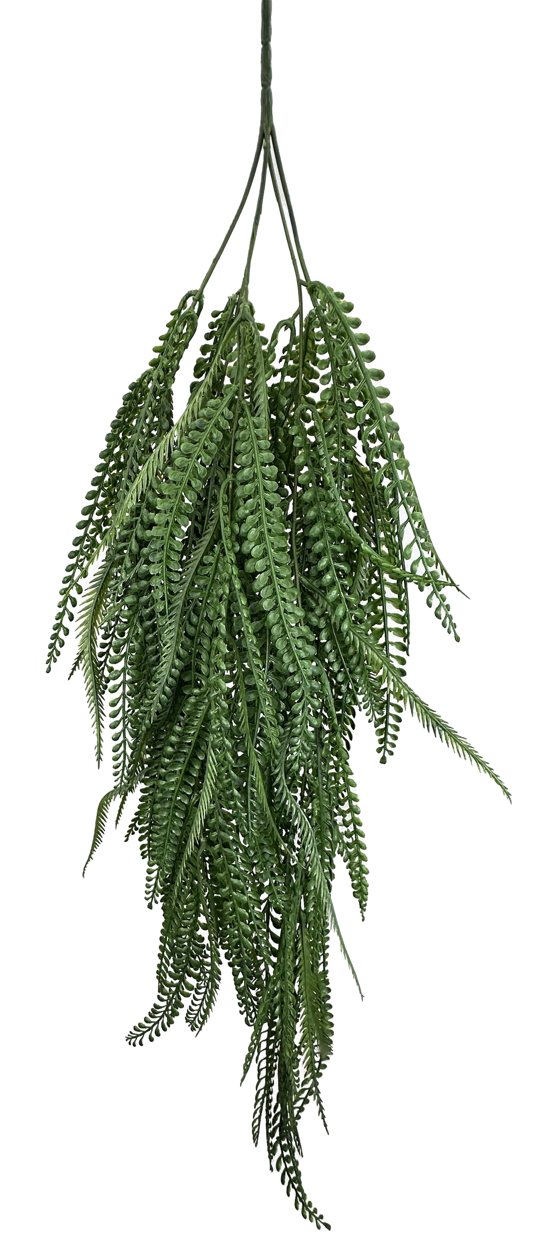 Artificial Green Leaves Hanging Bush - 36"