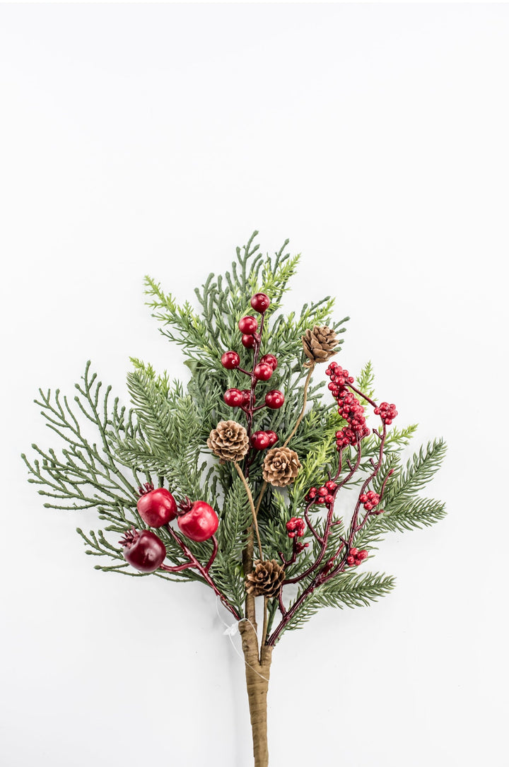 18" Pine Berry Mix Pick - Greenery Market86258SP18