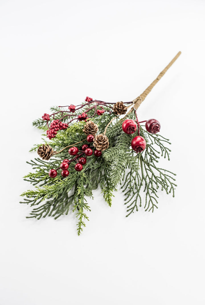 18" Pine Berry Mix Pick - Greenery Market86258SP18