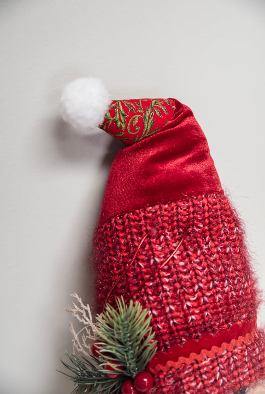 Red Santa Face Ornament - 20"
