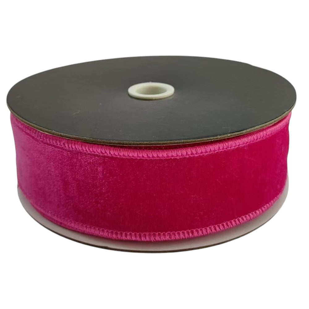 Hot Pink Premier Velvet Ribbon - 1.5"