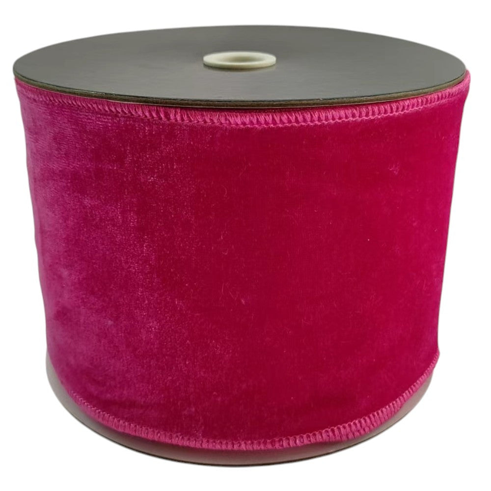 Hot Pink Premier Velvet Ribbon - 4"