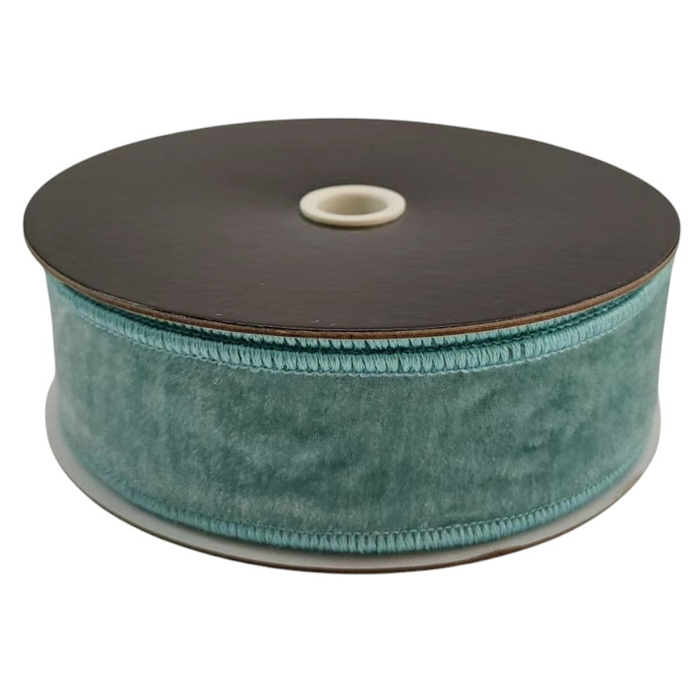 Spearmint Premier Velvet Ribbon - 1.5"