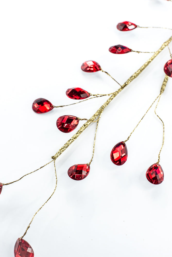 Red Gem Spray - 26"
