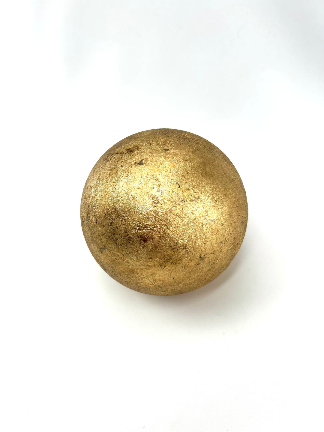 Gold Textures Ball Ornament - 5"