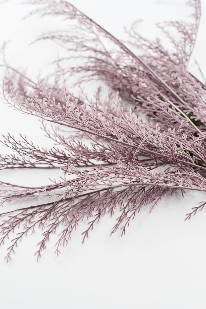 Artificial, Tail Fern Spray Bundle - Dusty Lavender