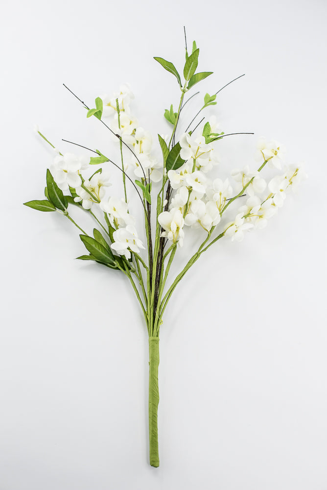 Cream Flower Sprout Pick - 18"