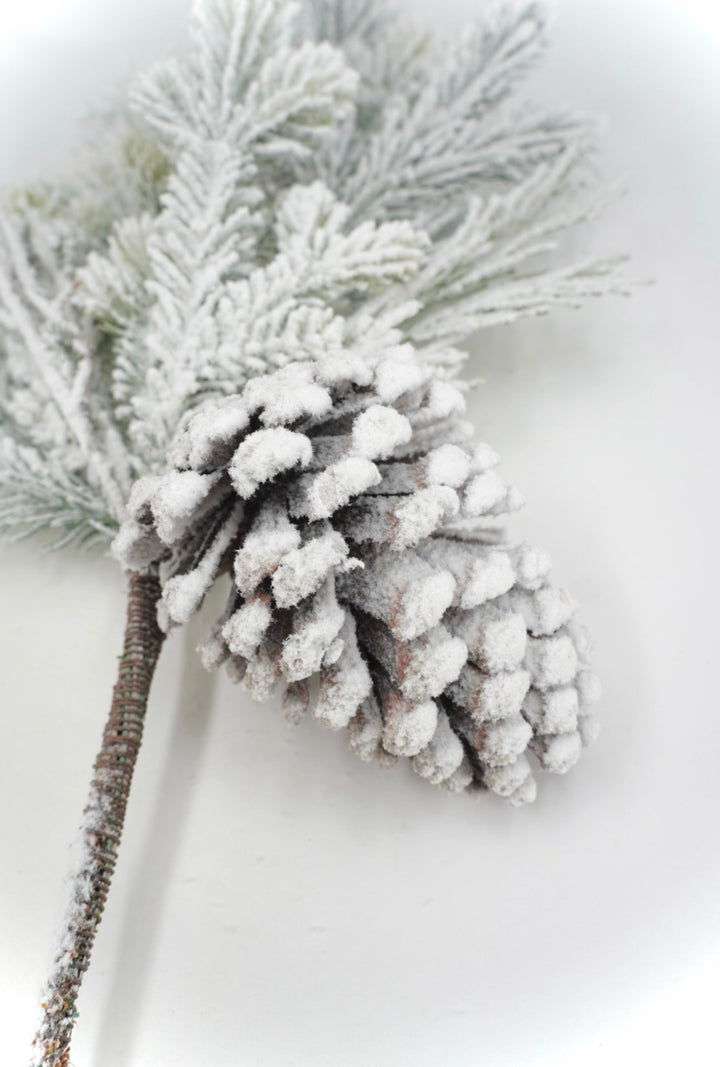 Artificial, Flocked Mix Pine Spray