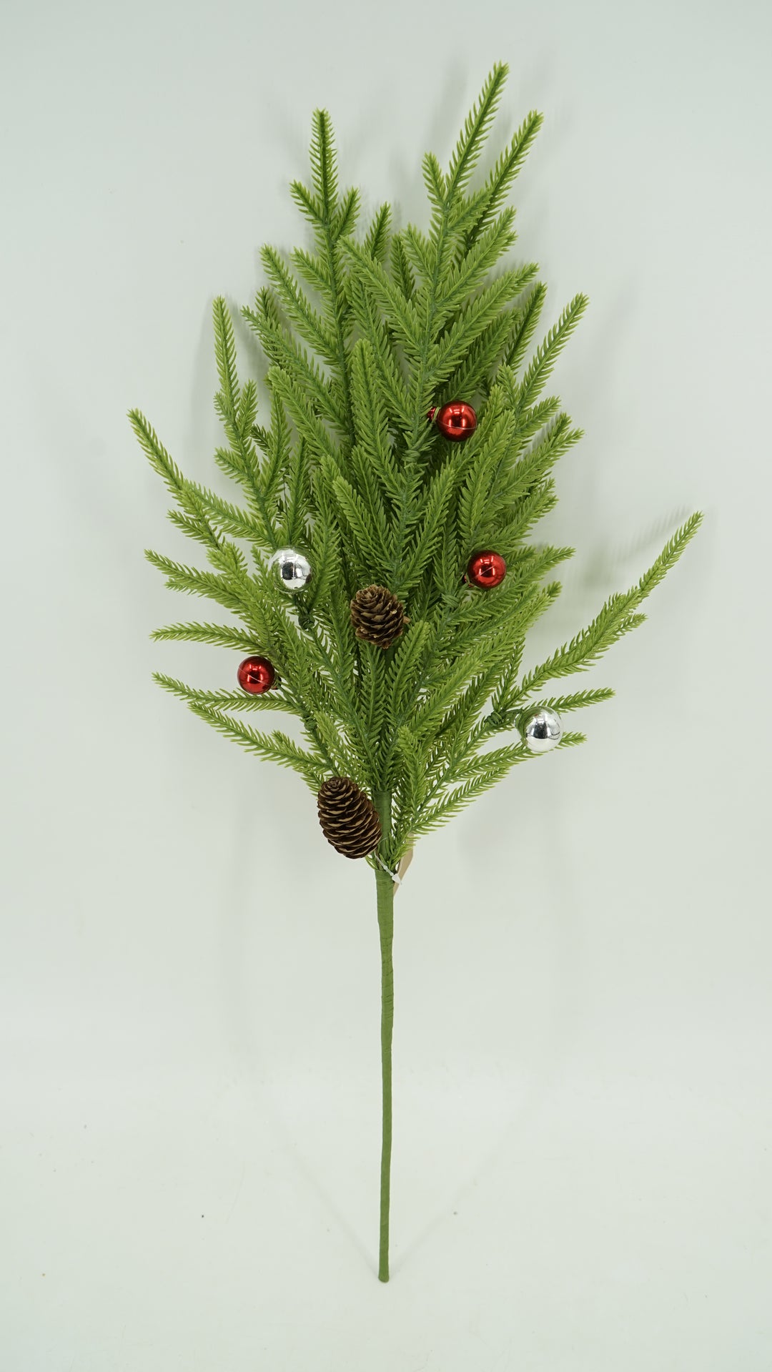 Artificial Mixed Norfolk Pine Ball Spray - 26"