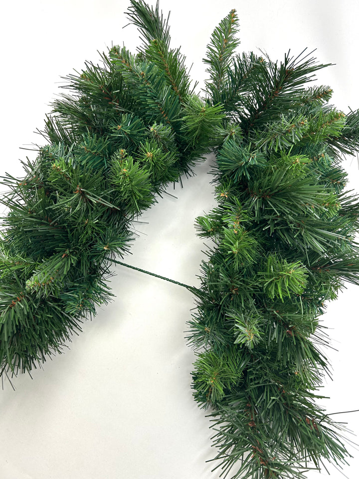 Green Deluxe Evergreen Mailbox Pine Swag - 36"
