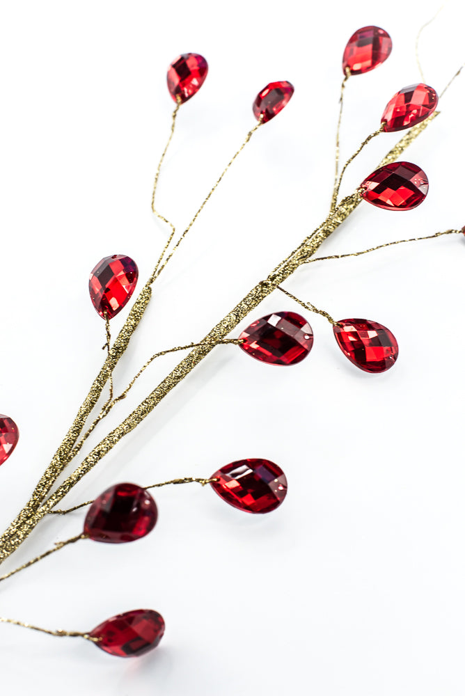 Red Gem Spray - 26"