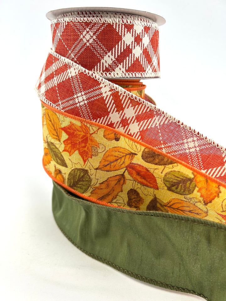 DIY Bow Making Bundle - Autumn Leaf