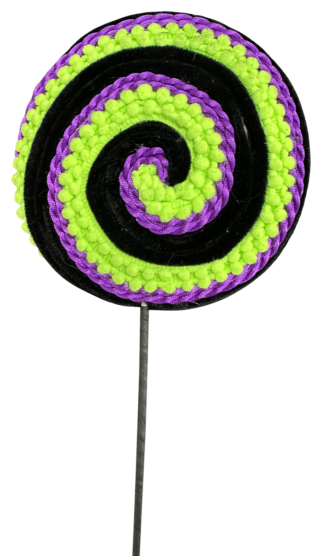 Artificial Purple & Green Lollipop Spray - 20"