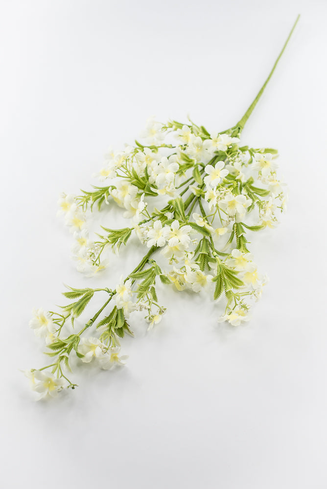 Cream Waxflower Spray - 30"