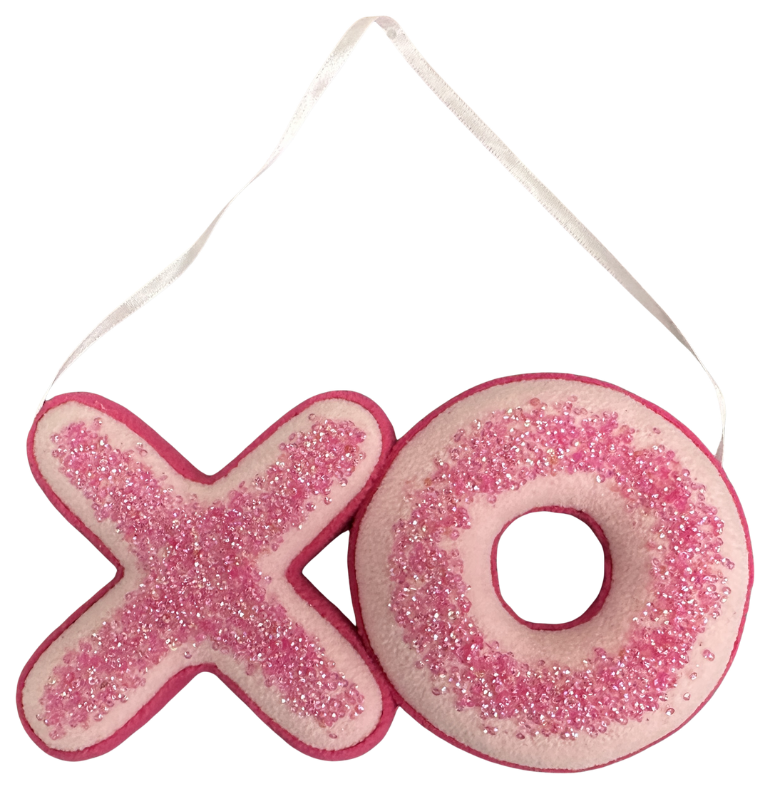 Pink Ornament XO Donut - 11"