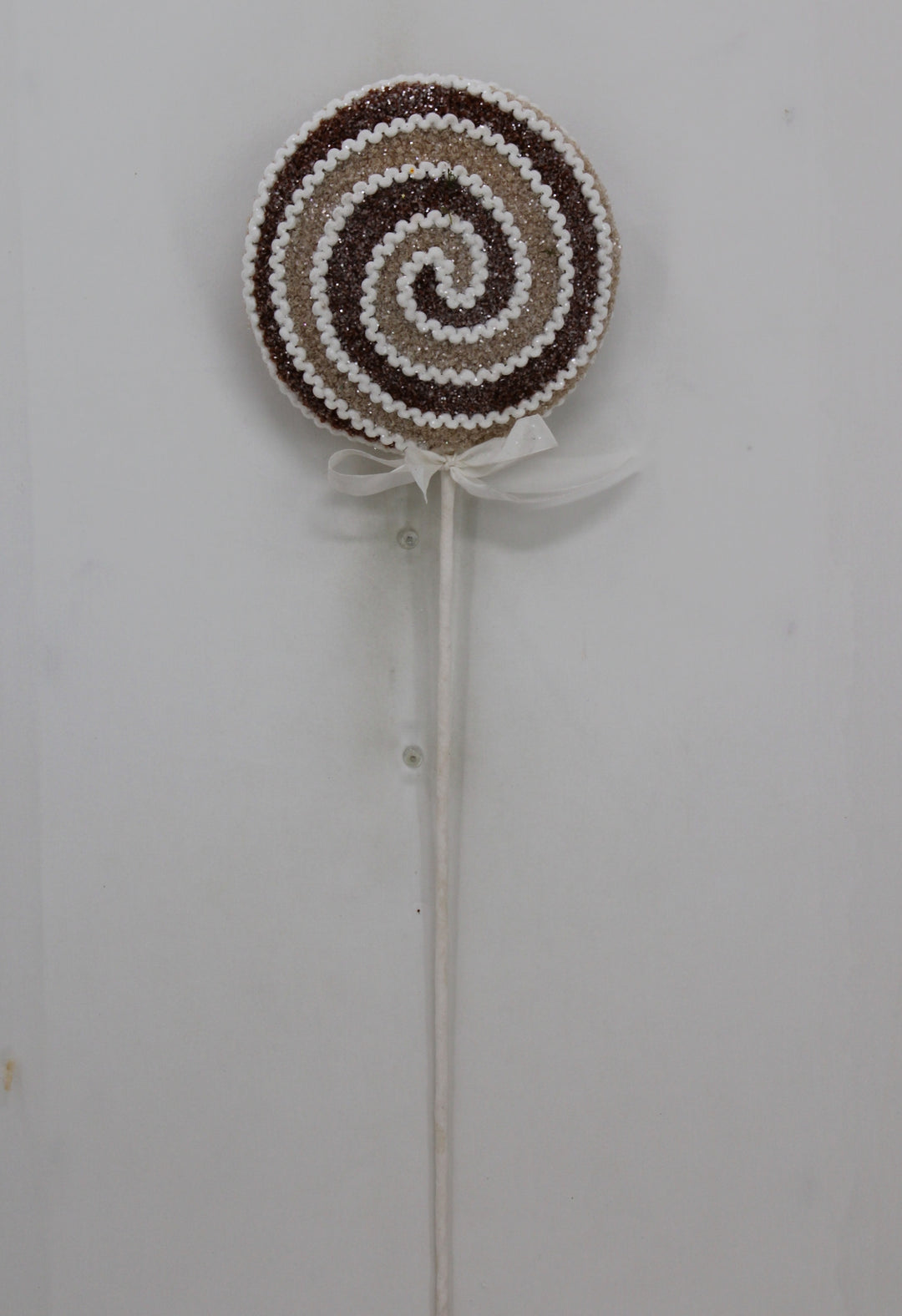 Artificial Jute Chenille Lollipop Spray - 23"