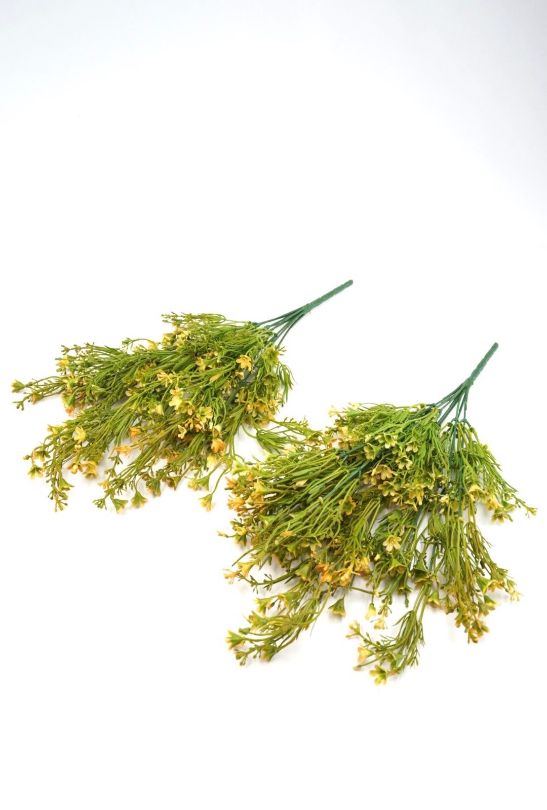 Golden Yellow, Mini Flower & Greenery x 2 bushes