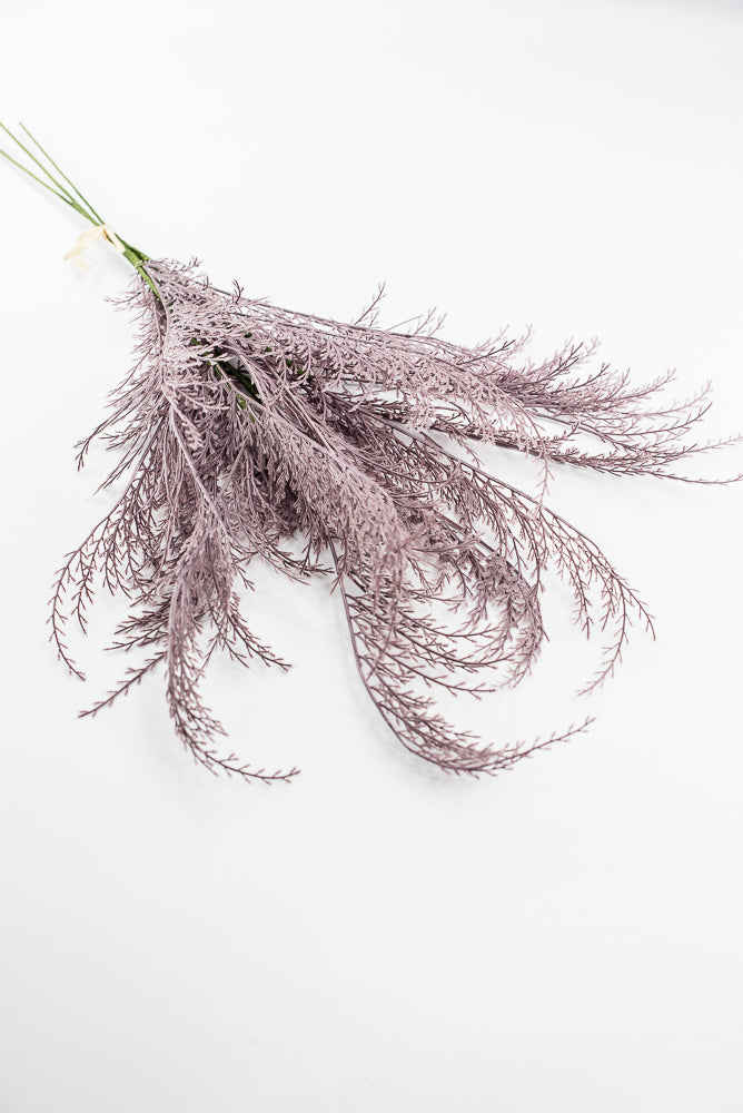 Artificial, Tail Fern Spray Bundle - Dusty Lavender