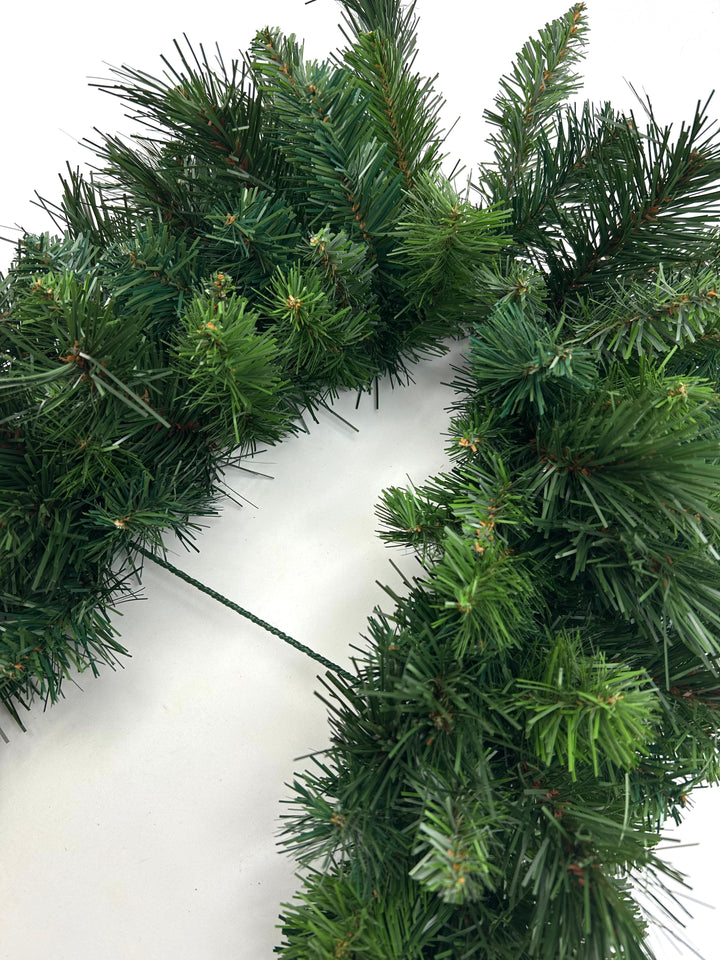 Green Deluxe Evergreen Mailbox Pine Swag - 36"