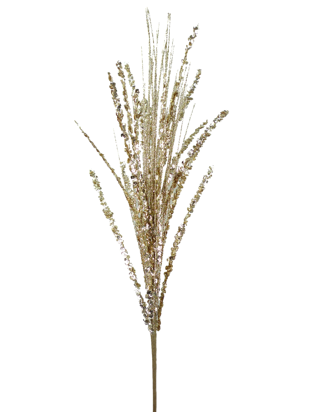 Artificial Champagne Glitter Spray - 34"