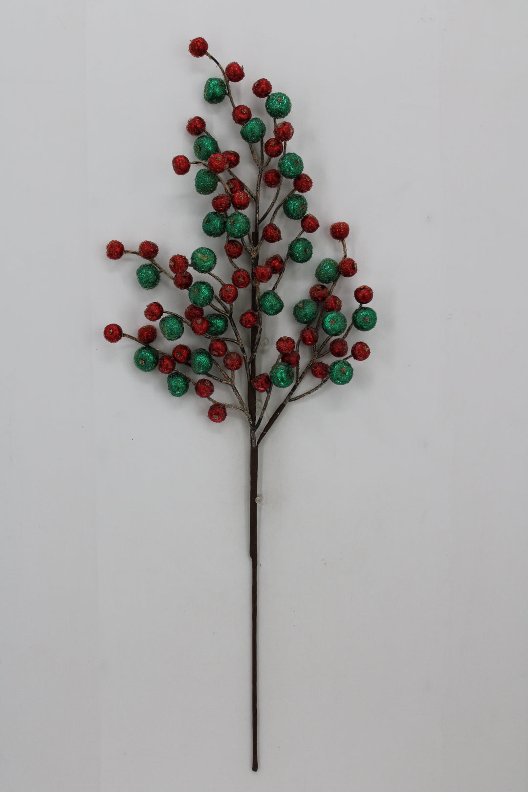 Artificial Red & Green Mini Crabapple Spray - 30"
