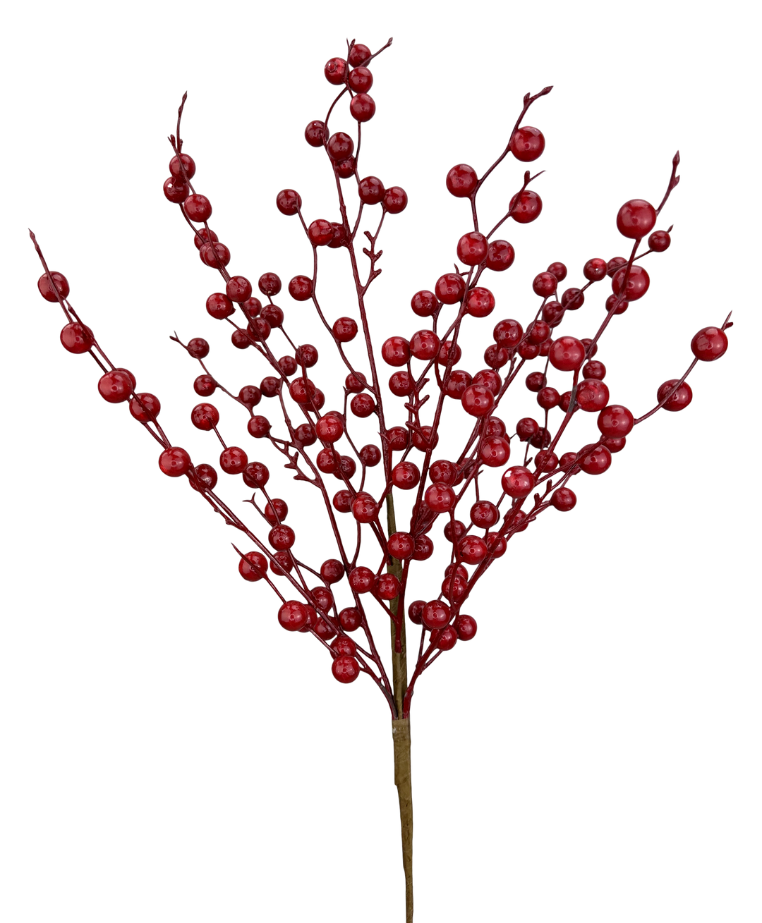 Artificial Red Berry Bush - 24"