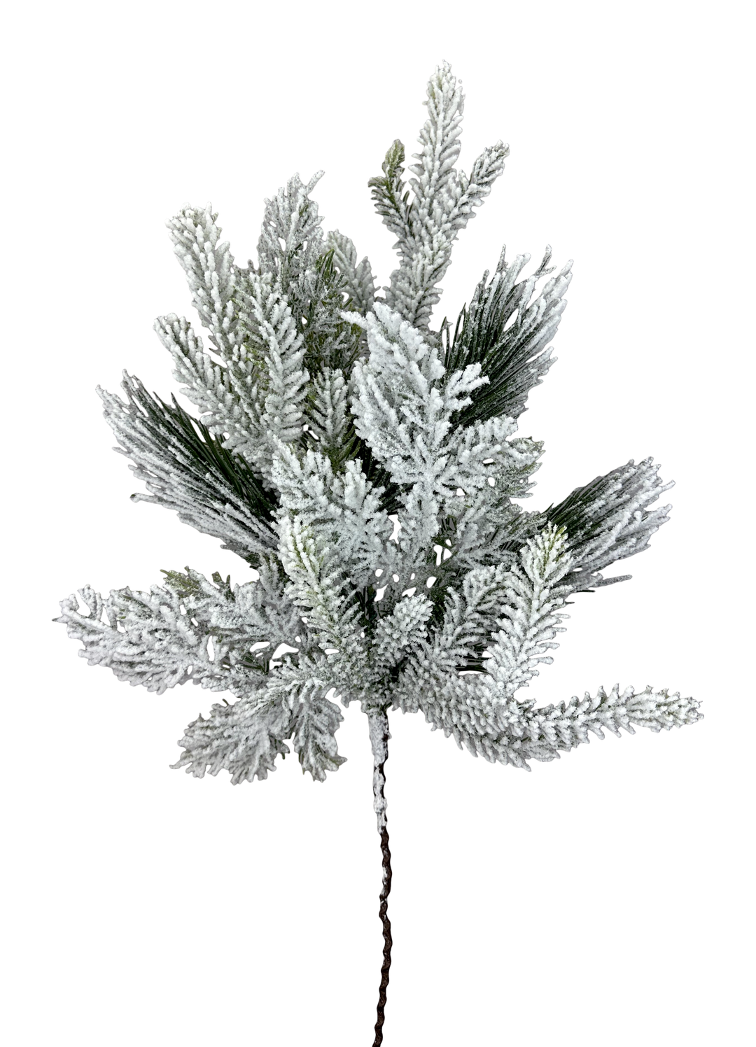 Artificial Swiss Pine Spray - 24"