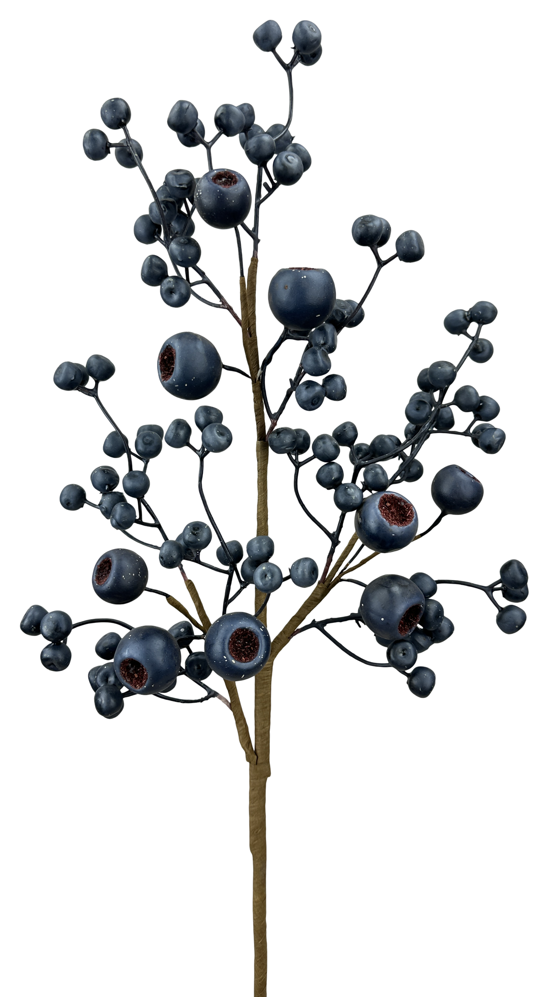 Artificial Blue Berry Spray - 26"