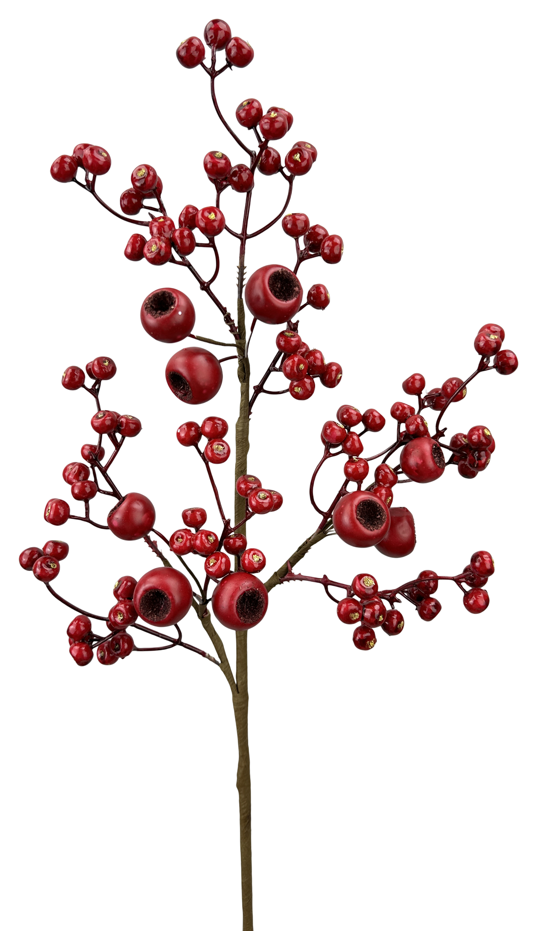 Artificial Dark Red Berry Spray - 26"